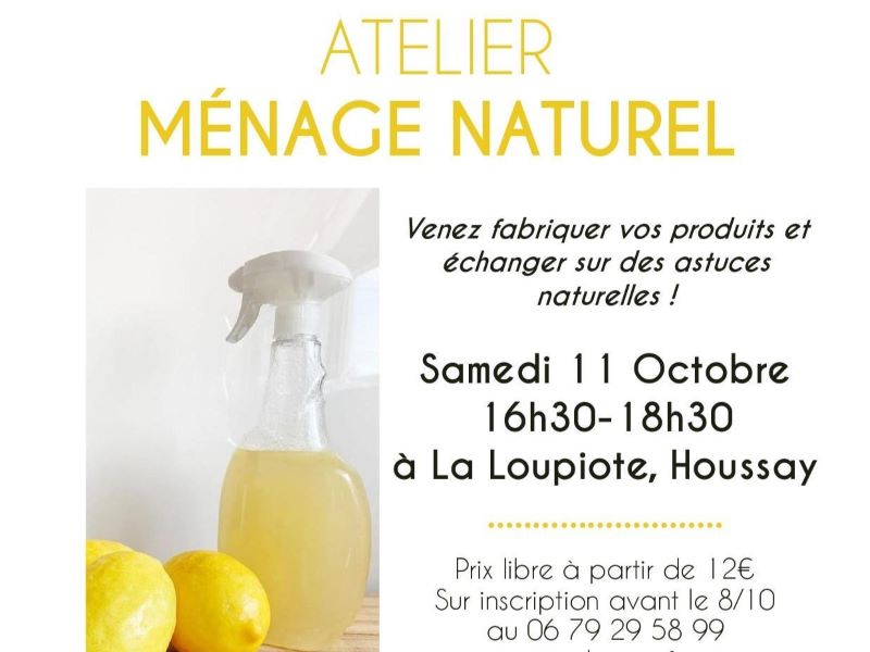 atelier ménage naturel